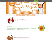 Tablet Screenshot of angolodelgusto.it